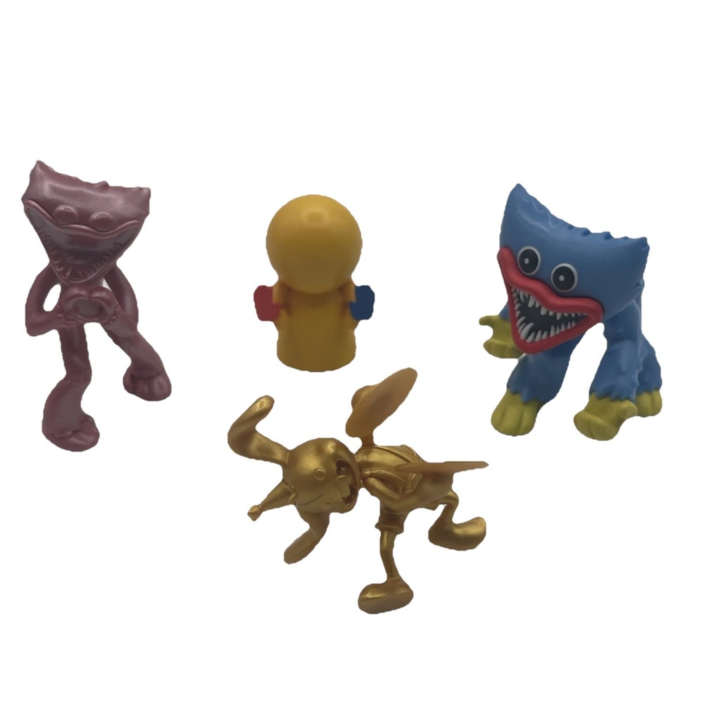 Poppy Playtime Mini Figures Lot Huggy Wuggy Kissy Missy Gold Player PhatMojo