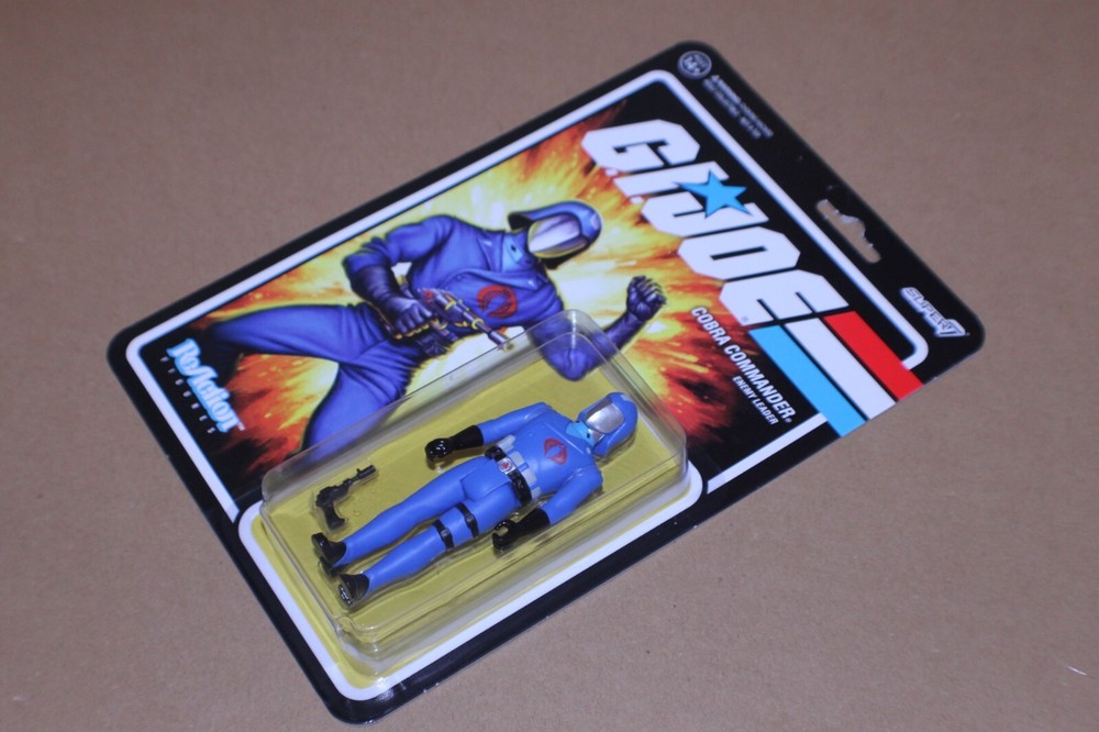 NEW / Super7 G.I. Joe Reaction Cobra Commander 3.5 in Action Figure