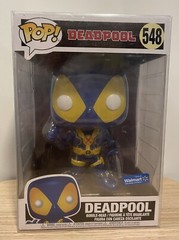 10” Funko Pop Deadpool, in classic X-Men Suit; Comes in FREE $15 Protective Case