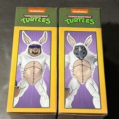 TMNT Bebop & Rocksteady Easter Bunny Suits NEW Loot Crate Exclusive Neca