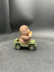 Bigfoot Duck In an Off-road Vehicle Giving The Double Middle Finger!