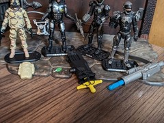 GI Joe ROC Rise Of Cobra Ripcord Duke Delta-6 Accelerator Suit & Heavy Duty Lot