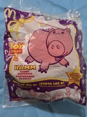 Toy Story 2 Disney Pixar Pig Hamm Figurine Candy Dispenser McDonald’s 1999