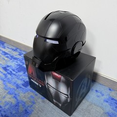 Iron Man Black Helmet MK5 1/1 Electronic Voice-controlled Mask Cosplay Prop 2026