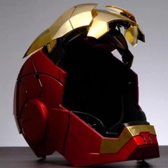 Iron Man Gold Mask Cosplay AUTOKING MK5 1:1 Helmet Wearable Voice-control New US