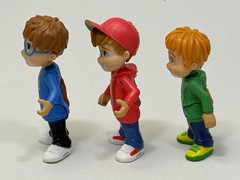 Alvin and the Chipmunks 2016 Action Figure 3 Lot Set Fisher Price Theodore Simon