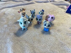 Disney Palace Pets Whisker Haven Tales Flocked Mini Figure 8 Piece Lot