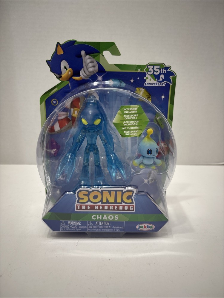 Sonic the Hedgehog CHAOS With Chao 35th Anniversary 4″ Inch Action Figure