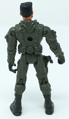 Lanard Elite Corps 2003 Alex Brody 4″ Articulated Figure black hair grey / green