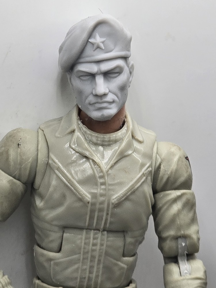 3d Printed OKTOBER STORMAVIK HEAD 1:12 6″ Classified Legends Scale