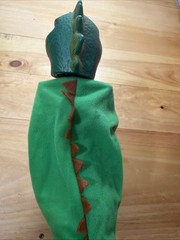 Vintage Rojus Komodo Dragon Lizard Punchosaurus Godzilla Boxing Punching Puppet