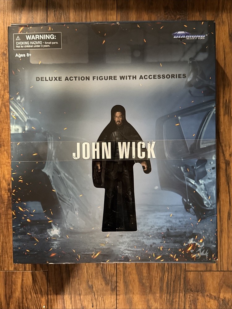 DIAMOND SELECT TOYS John Wick Deluxe Action Figure Box Set, Multicolor