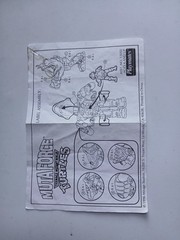 TMNT Mutaforce Instructions Blueprints Ninja Turtles Label Assembly