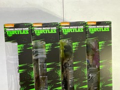 Playmates NINJA Ghostbusters TMNT Action Figures Complete Set of 4 SEALED -i01