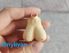 1/12 Replacement Female Big Huge Breast Cover Model For 6”Action Figure Body