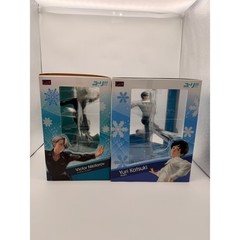 MegaHouse G.E.M. Yuri On Ice Victor Nikiforov Yuri Katsuki Figure Set w/Box