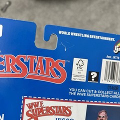 WWE LJN MATTEL SUPERSTARS JESSIE VENTURA 8″ ACTION FIGURE BLUE CARD