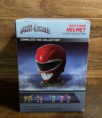 Power Rangers – White Ranger Collection – Lightning and Legacy Figures – Helmet