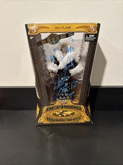 RIC FLAIR SIGNED WWE DEFINING MOMENTS SEALED ACTION FIGURE WWE WCW BLACK Robe