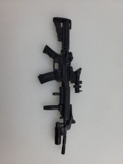 5.3″ Long Black Assault Sniper Rifle 12 inch action figure