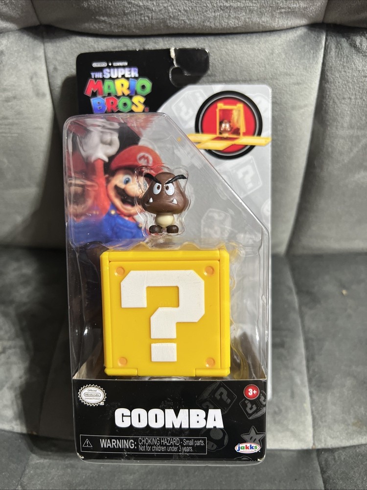 Jakks Pacific Super Mario Bros Movie Goomba 1.25 in Mini Figure BRAND NEW SEALED