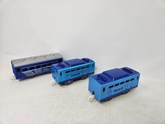 Takara TOMY Plarail Expo Passenger Express Coach Blue Promo Train VGUC