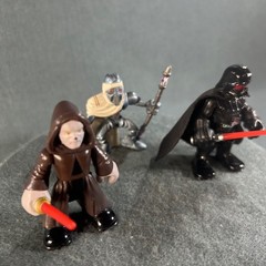 Star Wars Galactic Heroes Darth Vader Sidious Palpatine MagnaGuard Figure Lot