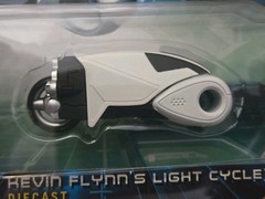 Tron Legacy Kevin Flynn’s Light Cycle 3″ DIECAST Toy Unopened! 2010 Spin Master!