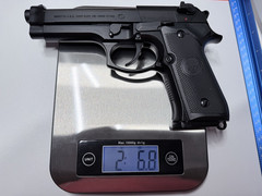 1:1 M92A1 Beretta Model full Metal Toy Gun Huge 92fs pistol collectible 2lbs