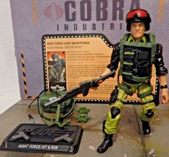 GI JOE ~ 2013 HIT & RUN ~ NIGHT FORCE ~100% & FILE CARD ~ NOCTURNAL FIRE joecon