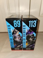 Thundercracker 89 + Skywarp 113 Studio Series Transformers Bumblebee Hasbro NEW