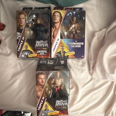 WWE Elite Collection Triple H Action Figure Set Lot of 3 Boxed