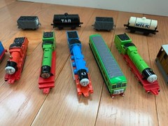 Lot of 15 Thomas & Friends Die Cast Metal + Plastic Thomas Diesel Gordon + More