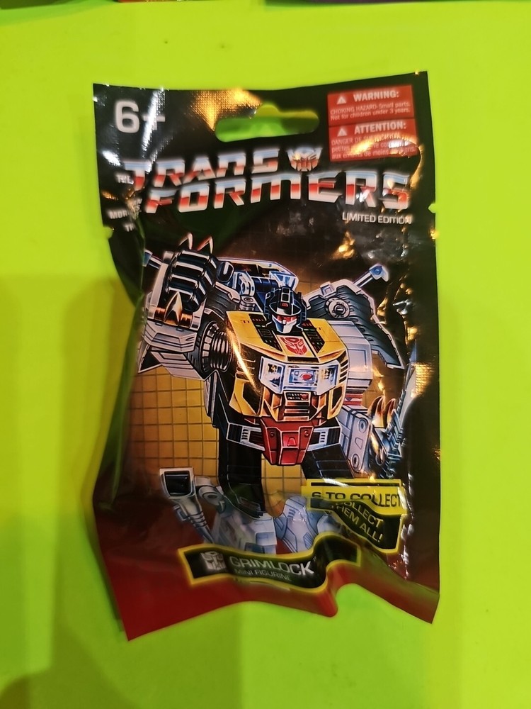 GrimLock Transformer Collectible Mini 2″ Toy Figure “6 to Collect” Ages 6+ New