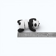 Lot 20 Articulated Panda Toy Mini 3D Printed Bear Fidget Desk Pet Animal – 2.2″
