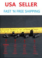 1/2 Normal ‘n Extra Long Foot Leg Peg Joint Adapter Set For 12″ Hot Toys Phicen