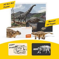 Pnso Detailed Dinosaur Models Sede The Ankylosaurus 8.3