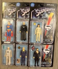 2025 Spin Master Superman the Movie 1978 Full Retro Set of 6 including Chase