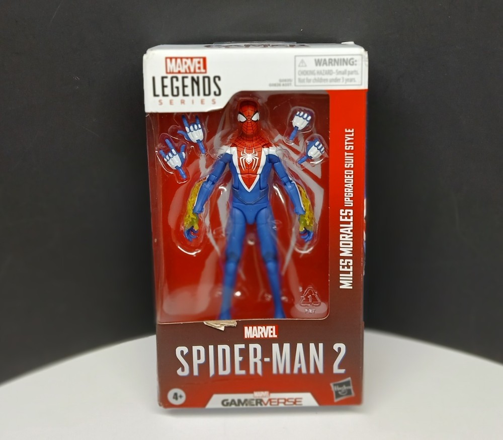 Marvel Legends Spider-Man 2 Gamerverse Miles Morales Upgraded Suit (BOX DAMAGED)
