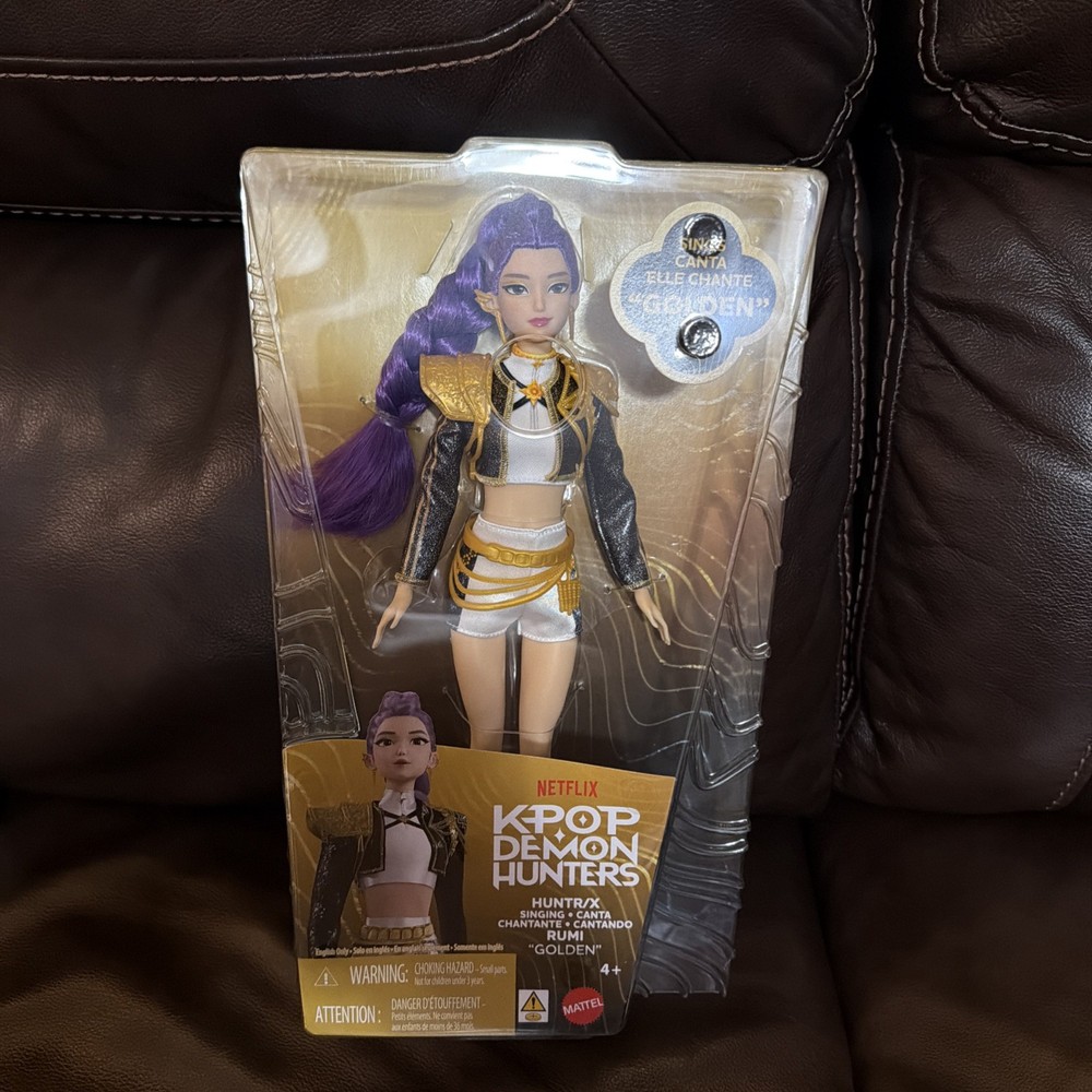 KPop Demon Hunters HUNTR/X Rumi Golden Singing Doll Mattel Netflix New Sealed