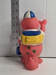 Vtg Lyons Group 7″ Barney Purple Dinosaur Coin Piggy Bank Back to School