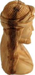 Jesus Agony – Crowned with Crown of Thorns – Olive wood (11 cm or 4.5 Inches