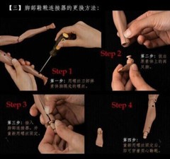 9Pcs 1/6 Scale Universal Neck Joint Connector Fit 12″ Head Sculpt Hot Toys Body