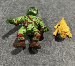 Vintage 1991 TMNT Raph the Green Beret 100% COMPLETE! Military Mutants Turtles