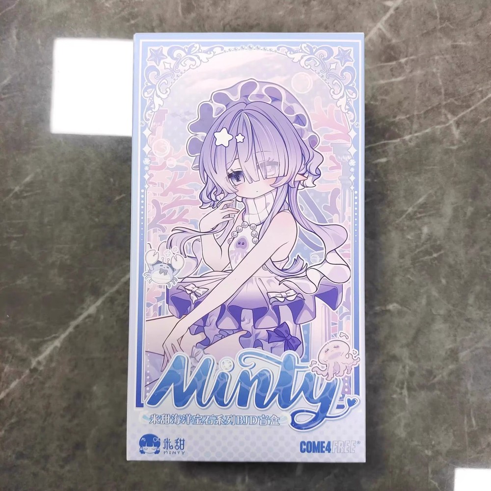 Come4free Minty Sea Gems Series Blind Box Figures Toy Bjd Action Figure Doll