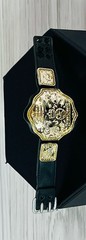 WWE WCW Big Gold Heavyweight Title Belt WWF Goldberg Champion Wrestling Figure