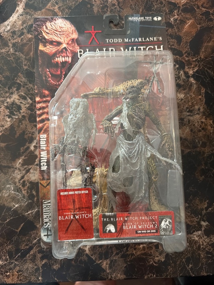 2001 Brand New Todd McFarlane’s Movie Maniacs 4 BLAIR WITCH Feature Film Figure