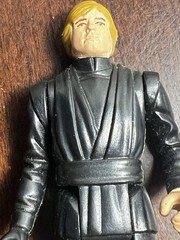 VINTAGE KENNER STAR WARS 1983 LUKE JEDI HONG KONG WITH CAPE RARE NO NOSE RUB!