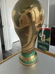 Official 2026 FIFA World Cup 26 10Inch Soft Plush Toy Trophy US SELLER