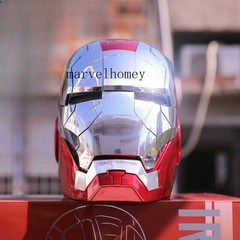 1:1 Iron Man MK5 Jarvis Deformable Voice Control Helmet Wearable Electroplated